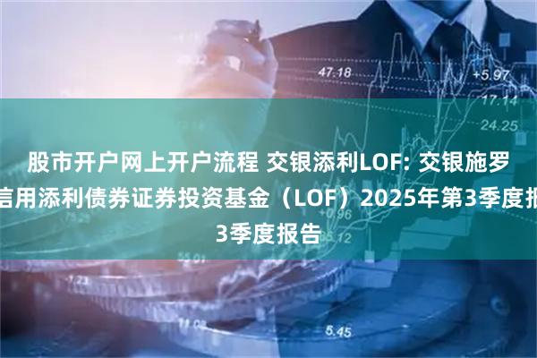 股市开户网上开户流程 交银添利LOF: 交银施罗德信用添利债券证券投资基金（LOF）2025年第3季度报告